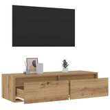 TV ormarić s LED svjetlima boja artisan hrasta 100X35,5x25 cm | shoptok.hr