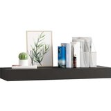  Plutajuća zidna polica s ladicom crna 80 x 25 x 8 cm | shoptok.hr
