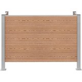  Ograda za kante za smeće Smeđa 161 x 85 x 115 cm Aluminij i WPC | shoptok.hr