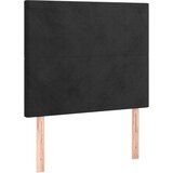  Box spring s madracem LED crni 120 x 200 cm baršun | shoptok.hr