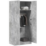  Ormar siva boja betona 80 x 52 x 180 cm od konstruiranog drva | shoptok.hr