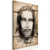  Slika - Shroud of Turin in Sepia (1 Part) Vertical 80x120 Cijene