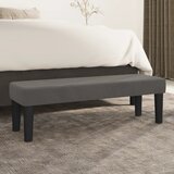  Klupa tamnosivi 100x30x30 cm baršunasti | shoptok.hr