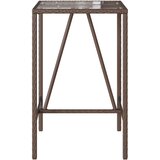  barski stol smeđi 70 x 70 x 110 cm od poliratana | Eponuda.com
