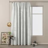 Bela žametna zavesa AmeliaHome Velvety, 245 x 140 cm