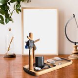 CYQGDKF lesen organizator za ključe in nakit iz akacije | Shoptok.si