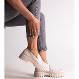 Big Star Beige leather shoes | shoptok.hr