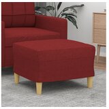  Stolček za noge vinsko rdeč 60x50x41 cm blago | Shoptok.si