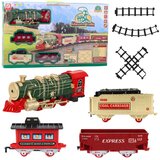 Electric Train Classic Train Lights Sounds Smoke 24 pcs. | Shoptok.si