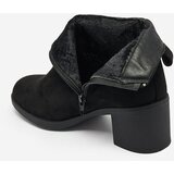 Resti Black eco suede women's low stiletto boots Rejerry | Shoptok.si