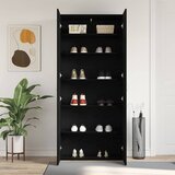  Ormar za cipele Crna 80 x 35.5 x 180 cm Konstruirano drvo | Eponuda.ba