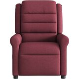  Električni naslonjač od tkanine crvena boja vina | shoptok.hr