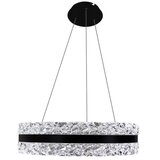  LED luster na sajli, sa prigušiva, LED/80W/230V 3000-6500K, crni + daljinski upravljač | Eponuda.com