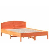 vidaXL Okvir kreveta bez madraca voštano smeđi 140x200 cm od borovine Cijene
