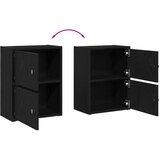  Regal za knjige crni hrasta 40x24x52 cm od konstruiranog drva | Eponuda.ba