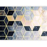  Foto tapeta - Blue Geometric Pattern 400x280 Vodootporna | shoptok.hr