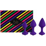 Feelztoys Trodijelni komplet analnih čepova - Bibi, ljubičasti Cijene
