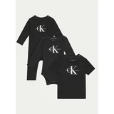 Calvin Klein Jeans Otroški komplet Monlogo Essentials Giftpack IN0IN00212 Črna Regular Fit