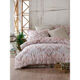 Floral Roze, Bela i Siva Ranforce Posteljina XXL Cene