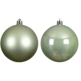  Novogodišnja dekoracija - hanging bauble set mix 4pcs 10cm 022678 - matcha green - kmg ( 044433 ) | ePonuda.com