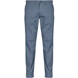 Hlače Chino / Carrot SLHSLIM-NEW MILES 175 FLEX CHINO Modra