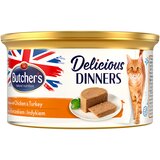 Butcher's Ekonomično pakiranje Delicious Dinners za mačke 48 x 85 g - Piletina i puretina | shoptok.hr