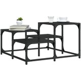 vidaXL Klubska mizica črna 68x68x40 cm inženirski les | Shoptok.si