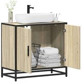 vidaXL Kupaonski ormarić za umivaonik boja hrasta 65x33x60 cm drveni | shoptok.hr