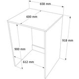 Hanah home Ormarić za veš mašinu Nord ND10 SW | Eponuda.com