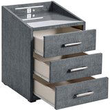 MID.YOU NOČNA OMARICA, antracit | Shoptok.si