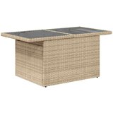  9-dijelni set vrtnih sofa s jastucima bež od poliratana | shoptok.hr
