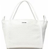 Calvin Klein Torbica Calvin Resort Carry All Bag Mesh K60K609404 White YAF