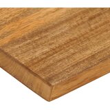 Stolna Mizna plošča z naravnim robom 60x20x3,8 cm trden mangov les, (21412058) | Shoptok.si
