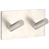 zidni četvrtasti čiviluk sa 2 kukice 3m 9 x 3 x 4,5 metal hrom 9056102