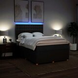  Krevet s oprugama i madracem crni 140 x 190 cm od tkanine | shoptok.hr
