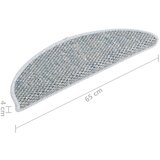  Samolepilne preproge za stopnice sisal 15 kosov 65x21x4cm modre, (20753545) | Shoptok.si