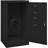 Ormarić za sedla crni 53 x 53 x 105 cm čelični | shoptok.hr