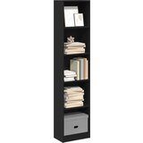 vidaXL Regal za knjige crni 40x24x176 cm od konstruiranog drva Cijene