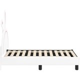  Okvir kreveta za malu djecu s naslonom Bijelo 70 x 140 cm PU | shoptok.hr