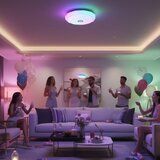  LED stropna svjetiljka Lumera Melody (24 W, Bijela, RGBW, Zvučnik, Promjer: 39 cm) | shoptok.hr