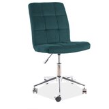  Uredska stolica Q-020 - baršun - zelena | shoptok.hr