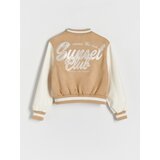 Reserved - Bomber jakna s vezom - bež | shoptok.hr