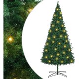  Božićno drvce s ukrasnim gudačkim svjetlima Zelena 400 cm PVC | shoptok.hr