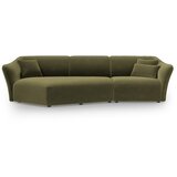 Cosmopolitan Design Zelena žametna kotna sedežna garnitura Tokyo – | Shoptok.si