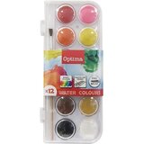  Vodene barvice optima white 1/12 pvc VSE ZA ŠOLO | Shoptok.si