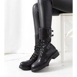 Gemre Black perforated ankle boots Finlay | Shoptok.si