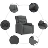  Električni naslonjač od tkanine tamnosivi | shoptok.hr