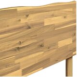  Uzglavlje s prirodnim rubom ROSTOCK Bijela 90 cm | shoptok.hr