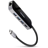 HMC-6GL laptop dock /port replicator USB 3.2 Gen 1 (3.1 Gen 1) Type-C Black, Grey