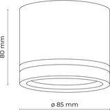 SPOT svetiljka JET 1xGX53/11W/230V crna | Eponuda.com